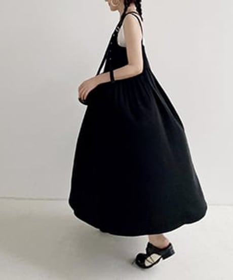 black jumper skirt　FL2397