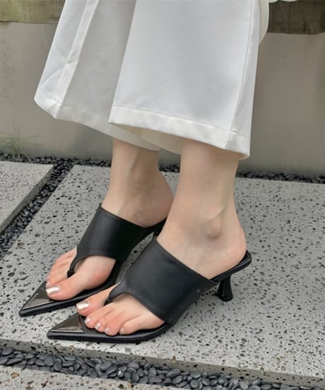pointed toe heel sandals /3color　FL2316