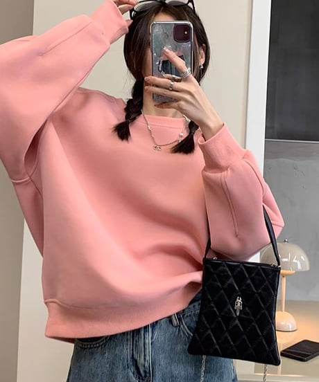 round neck sweatshirt pullover　FL2544