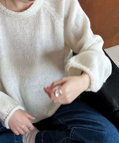 low gage knit tops /3color　FL2680