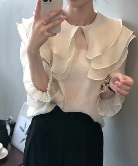 doll collar sweet blouse　FL2170