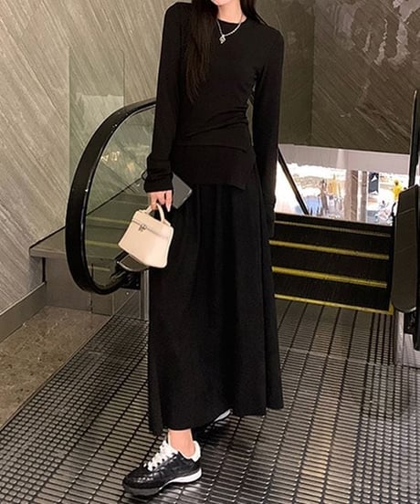 a-line long skirt /3color　FL2891