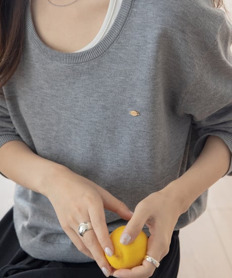 u-neck pullover knit /3color　FL3297
