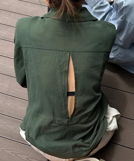 backless Loose shirt　FL2216