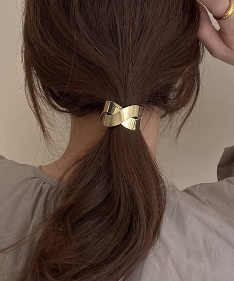 cross metal hair clip /2color　FL2362