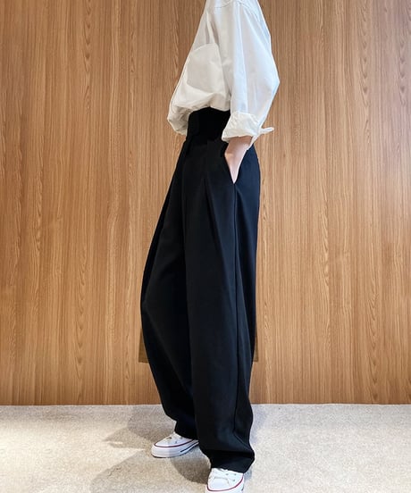 high waist tuck pants　FL2575