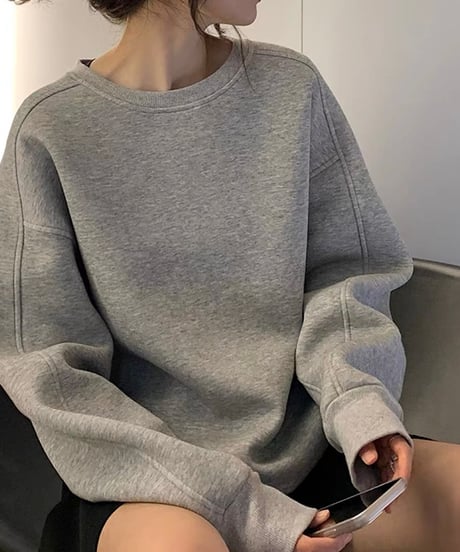 round neck sweatshirt pullover　FL2544