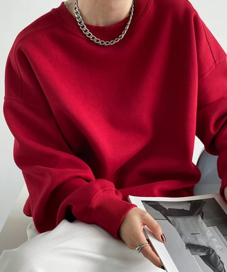round neck sweatshirt /3color　FL2624