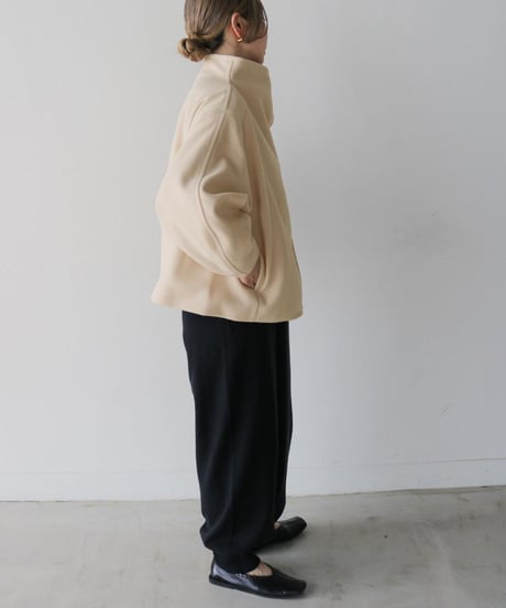 highneck curve sleeve outer /3color　FL2993