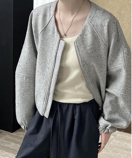 casual short designed jacket　FL2958