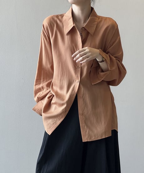 basic loose shirt /4color　FL2735
