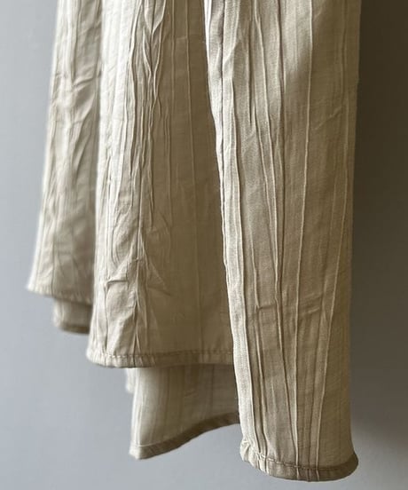 textured sleeveless tops and pants set-up　FL2389