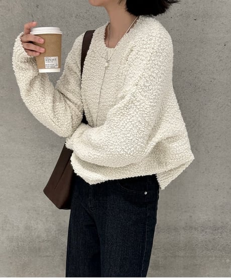 soft knit pullover /4color　FL2966
