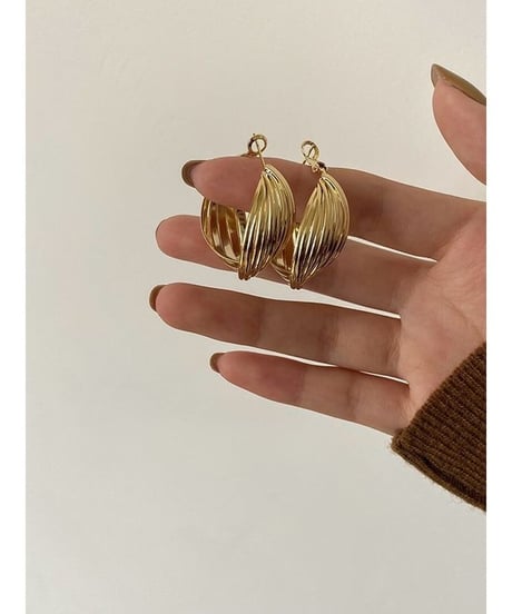 circle hoop earrings　FL2354