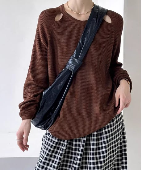 hole design knit /3color　FL2750