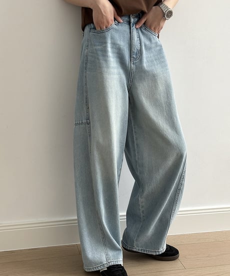 wide leg denim　FL3345