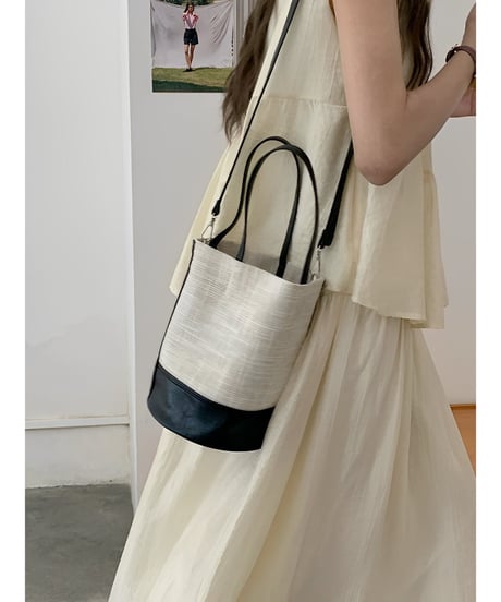 canvas bucket bag　FL2324