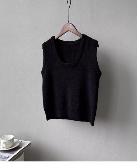 u-neck vest /5color　FL2775