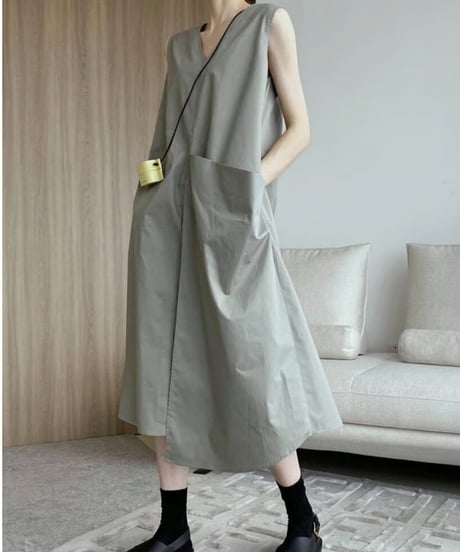 2way sleeveless dress /2color　FL2024