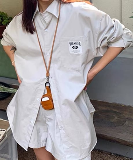 oversized shirt and shorts set  FL2434