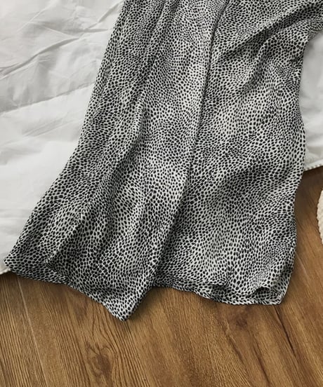 back tail long skirt　FL2709