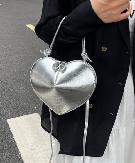 heart shape 2way handbag /6color　FL2884