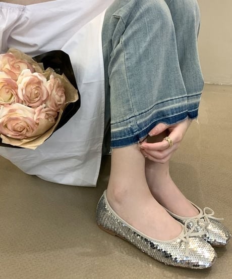 metallic flat shoes　FL2266
