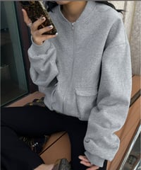 large pocket zip-up blouson /2color　FL2677