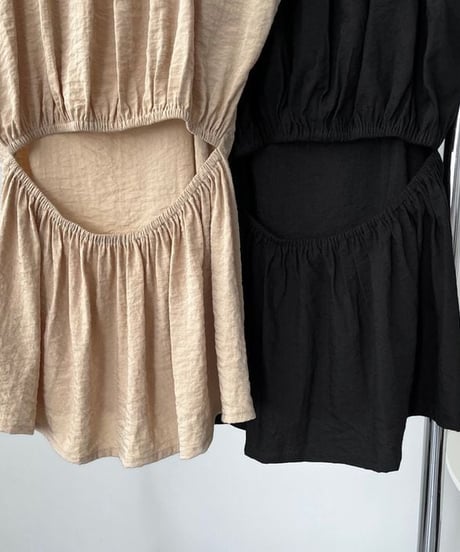 open back tops and skirt set-up　FL2392