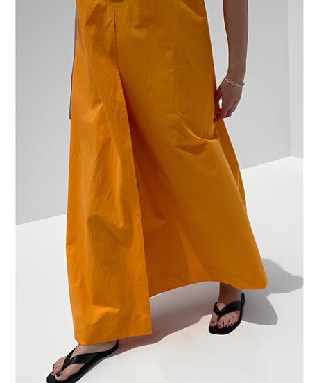 vivid color asymmetrical dress　FL2063