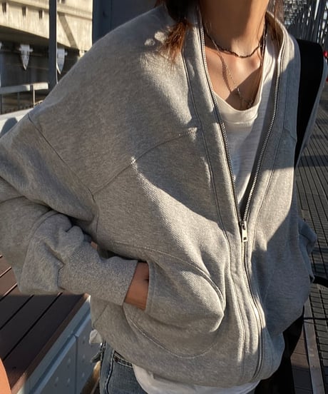 v-neck sweat cardigan　FL2521