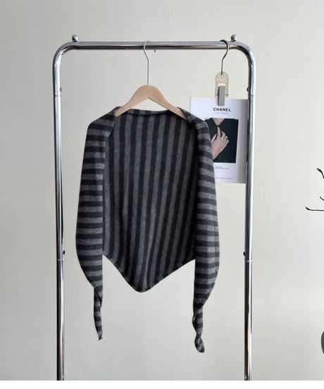 shawl knit scarf /2color　FL2669