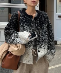 gradation knit cardigan　FL2883