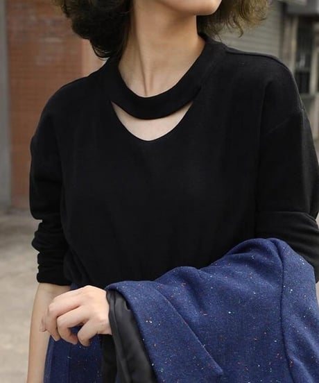 slit knit saw /2color　FL2633