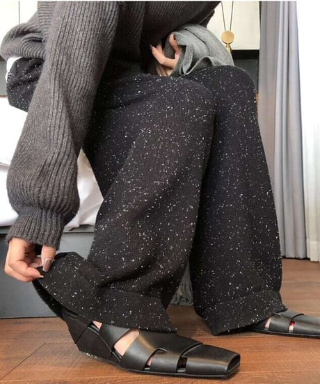knit wide pants　FL2682