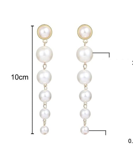 long 6-strand pearl piece　FL2948