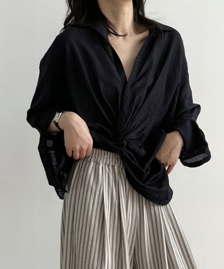 twisted refreshing design shirt blouse FL3427
