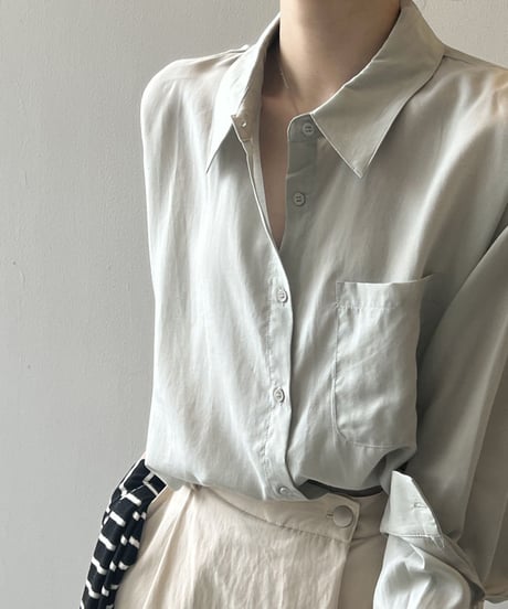 basic loose shirt /4color　FL2735