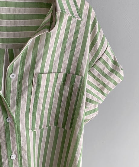 feminine border blouse　FL2201