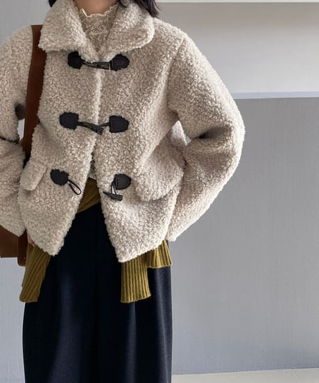 stand collar babo an jacket /2color　FL3018