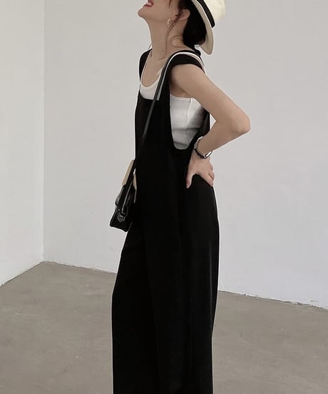 black salopette　FL2399
