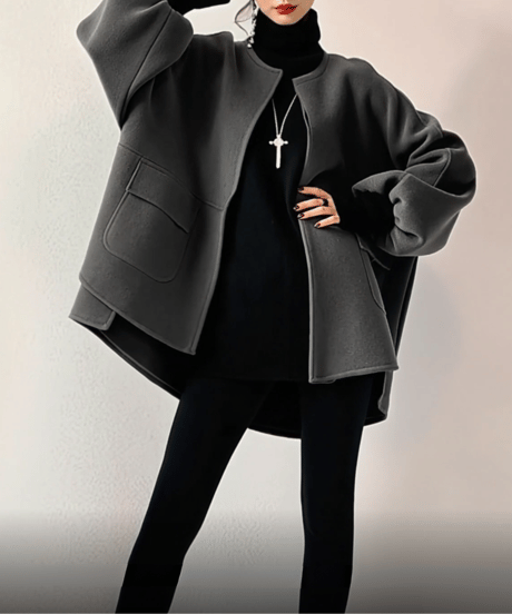 elegant oversized jacket　FL3476