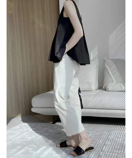 v-neck flare blouse /2color　FL2038