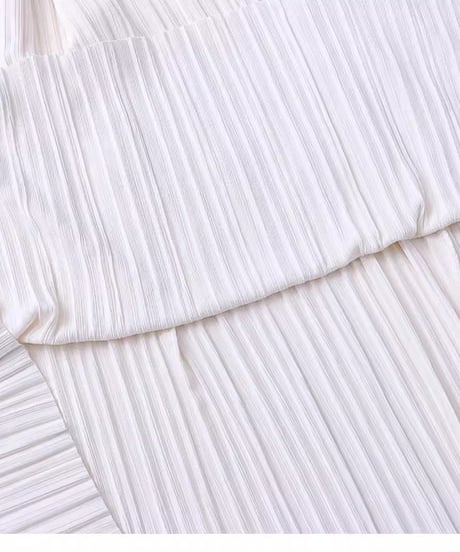 pleated camisole dress /2color　FL2724