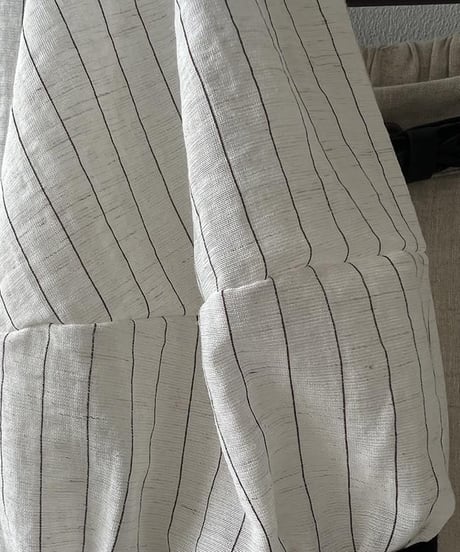 contrast collar striped shirt　FL2176