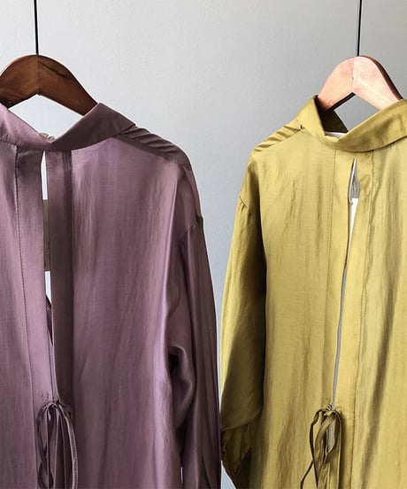 back split shirt /4color　FL2065
