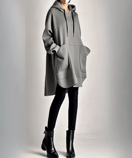 oversized hoodie long pullover /3color　FL3490