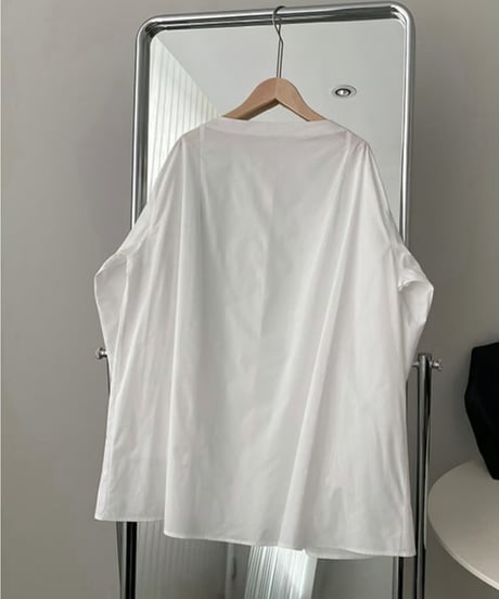 collarless overshirt　FL2088