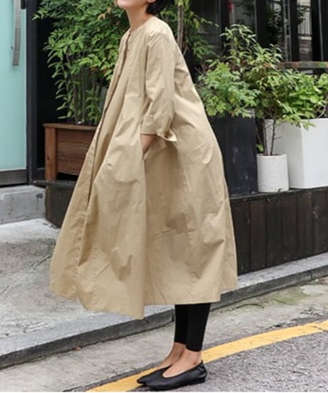 loose plus size long dress　FL2137