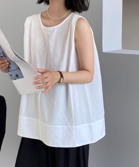 back design sleeveless /2color　FL3422